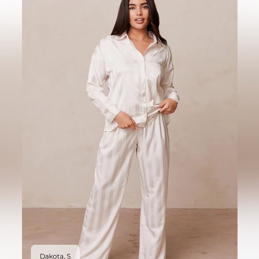 Lounge the label silk pajama set
